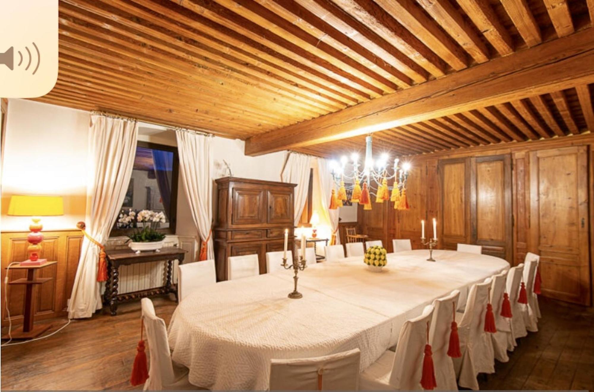 Manoir Majestueux A Satillieu Avec Piscine Privee Kültér fotó